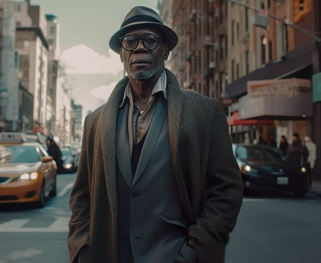 A black man wearing traditional suit