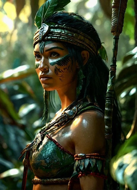 A lady symbolizing Geography of Latin America